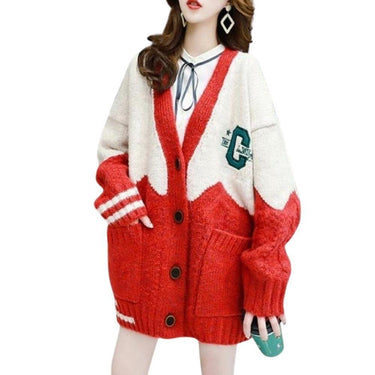 California Cheerleader Cardigan Women's Cardigan Embroidery Patchwork Sweater Jacket Kawaii Cute Girls Cardigan from NSE Imports #2.